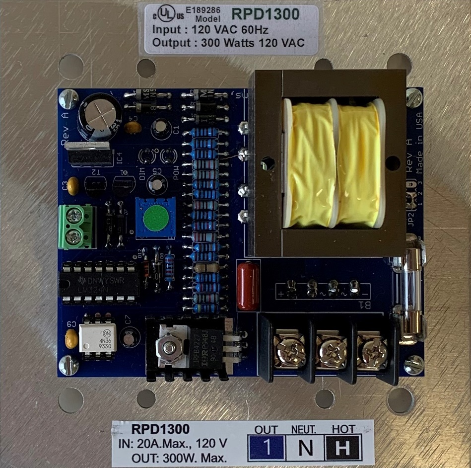 PD104-AN10-120 0-10V Dimmer Module – Triac / LED 500W, 120V, UL Listed, Made In USA By Digital Lighting Systems